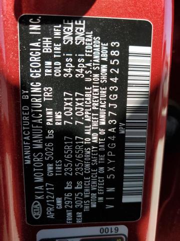 2018 KIA SORENTO LX - 5XYPG4A37JG342583
