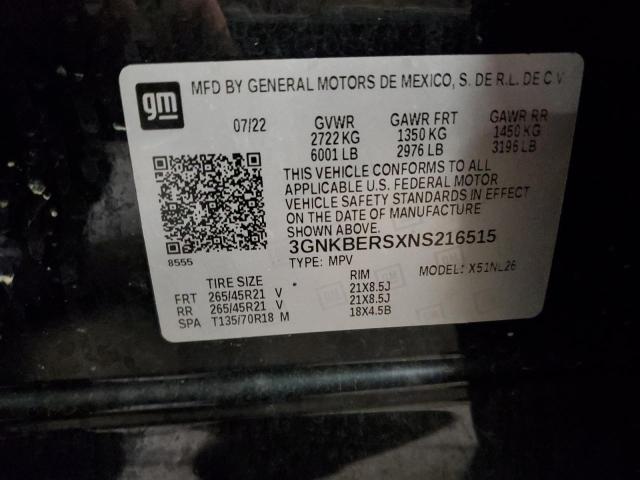 2022 CHEVROLET BLAZER RS - 3GNKBERSXNS216515