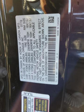 2019 HONDA CR-V EX - 2HKRW2H59KH650114