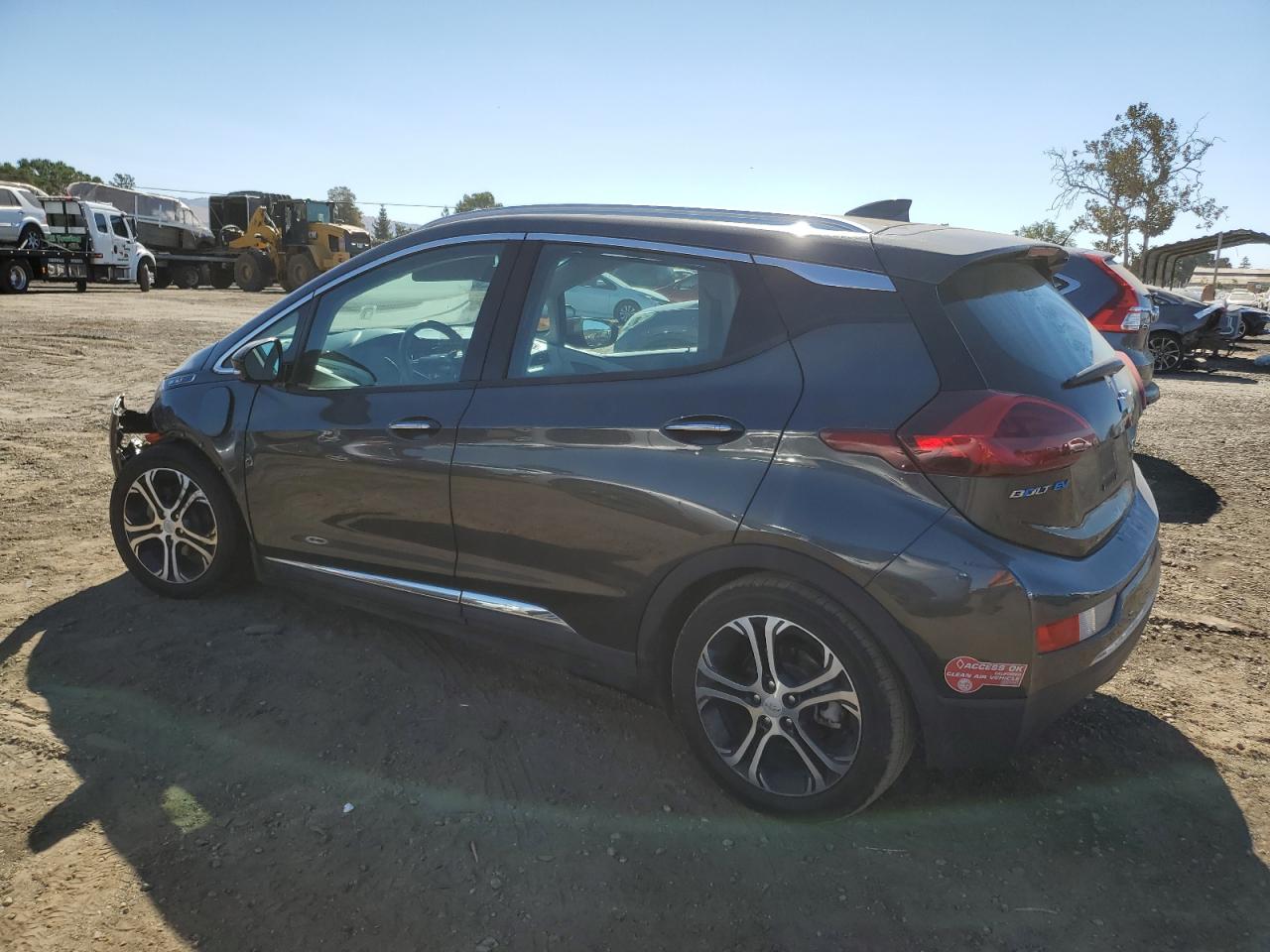 CHEVROLET BOLT EV PR 2018 charcoal  electric 1G1FX6S05J4132504 photo #3