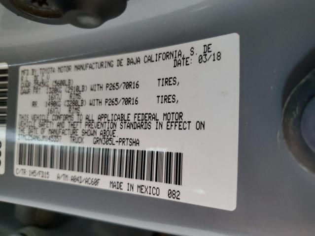 2018 TOYOTA TACOMA DOU - 3TMCZ5AN6JM145357