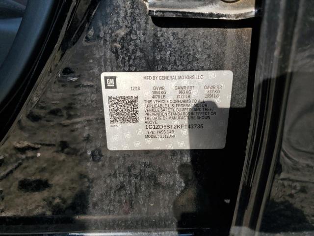2019 CHEVROLET MALIBU LT - 1G1ZD5ST2KF143735