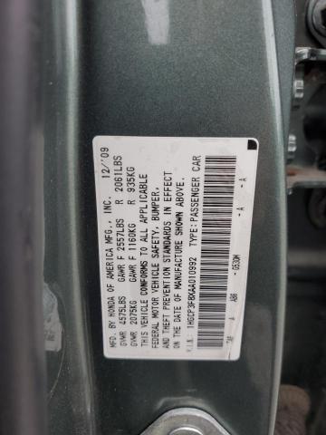 2010 HONDA ACCORD EXL 1HGCP3F8XAA010992  72021174