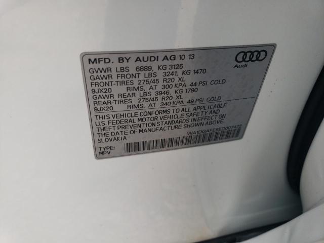 VIN WA1DGAFE8ED007472 2014 Audi Q7, Prestige no.13