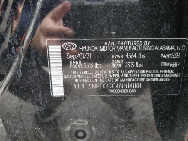 2022 HYUNDAI SONATA N L - 5NPEK4JC4NH141101