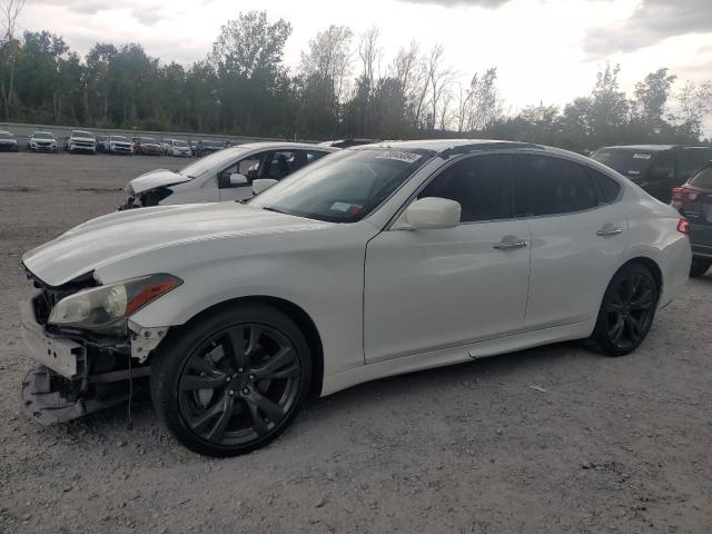 INFINITI M56 2011 white  gas JN1AY1AP7BM520127 photo #1