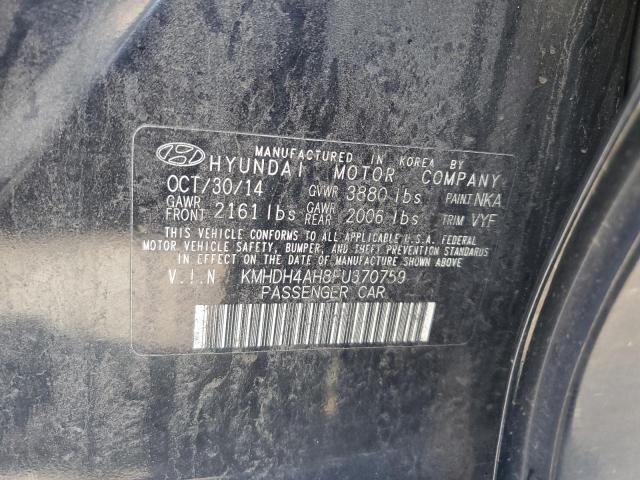2015 HYUNDAI ELANTRA SE - KMHDH4AH8FU370759