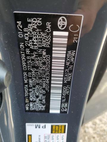 2024 TOYOTA COROLLA XS - JTDT4MCE3R3523203