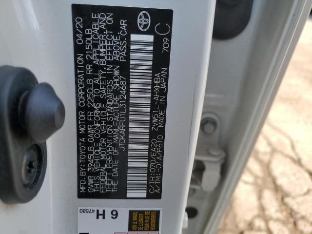 2020 TOYOTA PRIUS L - JTDKARFU1L3124687