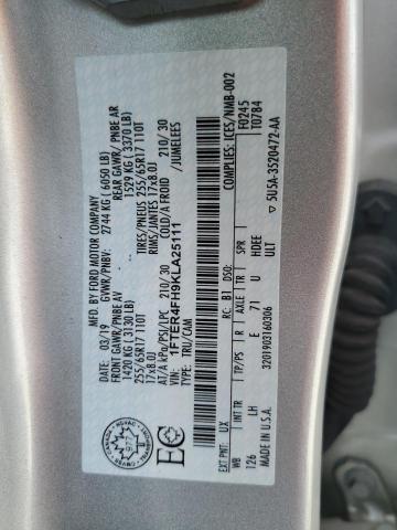 2019 FORD RANGER XL - 1FTER4FH9KLA25111