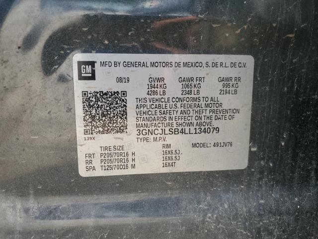 2020 CHEVROLET TRAX 1LT - 3GNCJLSB4LL134079