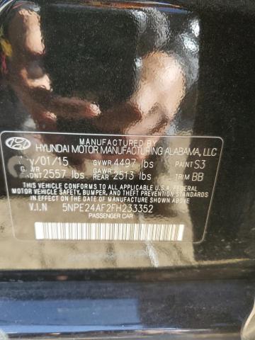 2015 HYUNDAI SONATA SE - 5NPE24AF2FH233352