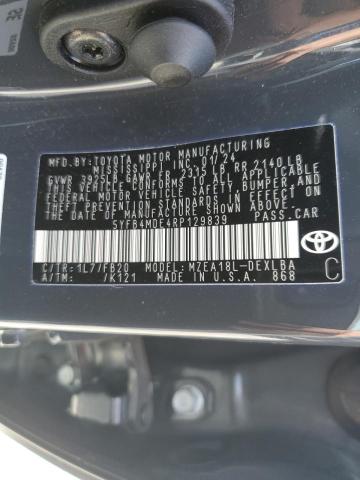 2024 TOYOTA COROLLA LE - 5YFB4MDE4RP129839
