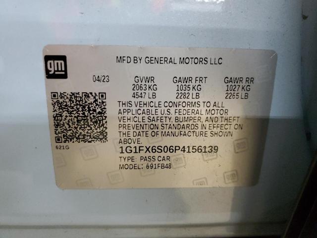 2023 CHEVROLET BOLT EV 2L - 1G1FX6S06P4156139