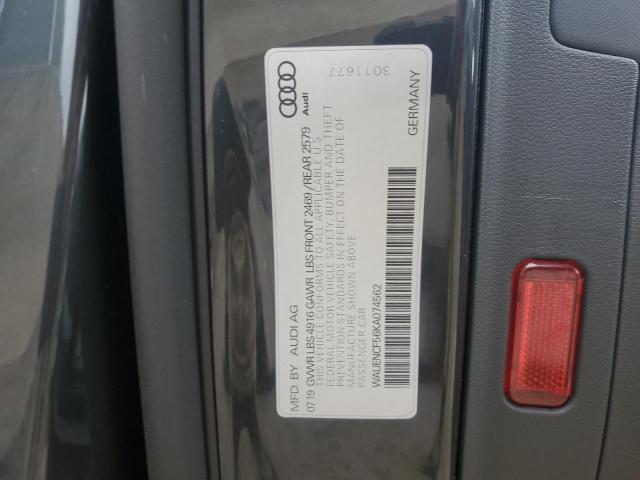 2019 AUDI A5 WAUENCF56KA074562