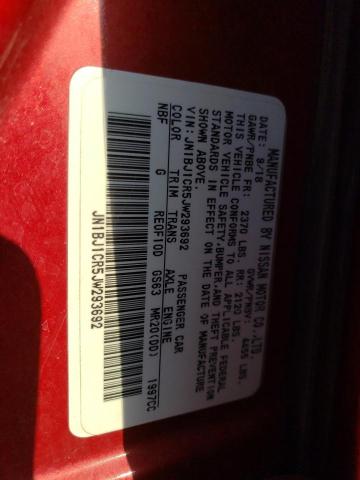 2018 NISSAN ROGUE SPOR - JN1BJ1CR5JW293692