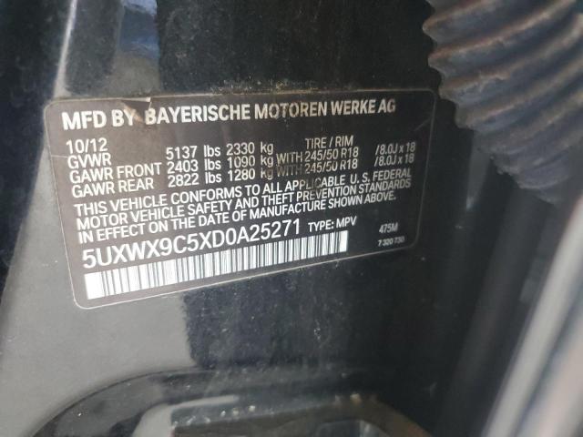 VIN 5UXWX9C5XD0A25271 2013 BMW X3, Xdrive28I no.13