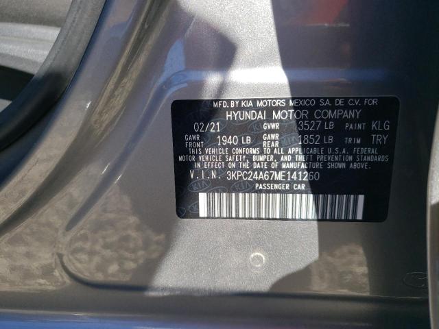 2021 HYUNDAI ACCENT SE - 3KPC24A67ME141260