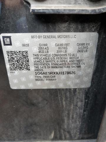 2018 CADILLAC ATS - 1G6AE5RX9J0178626
