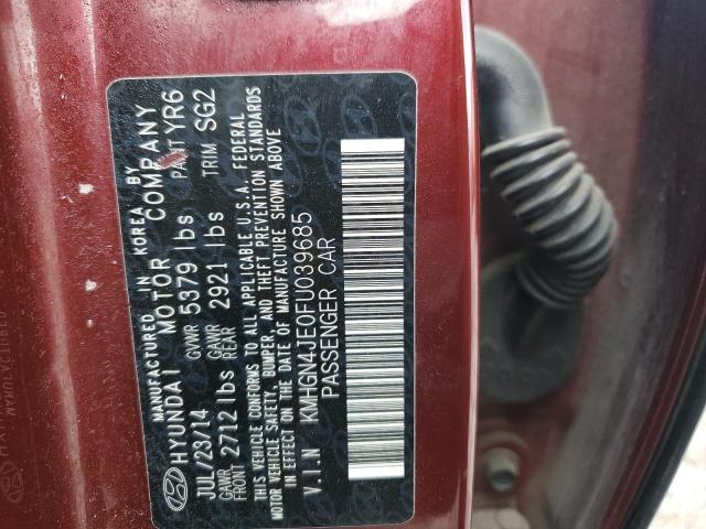 2015 HYUNDAI GENESIS 3. - KMHGN4JE0FU039685
