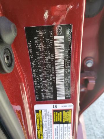 2022 TOYOTA CAMRY LE - 4T1R11AK0NU714880