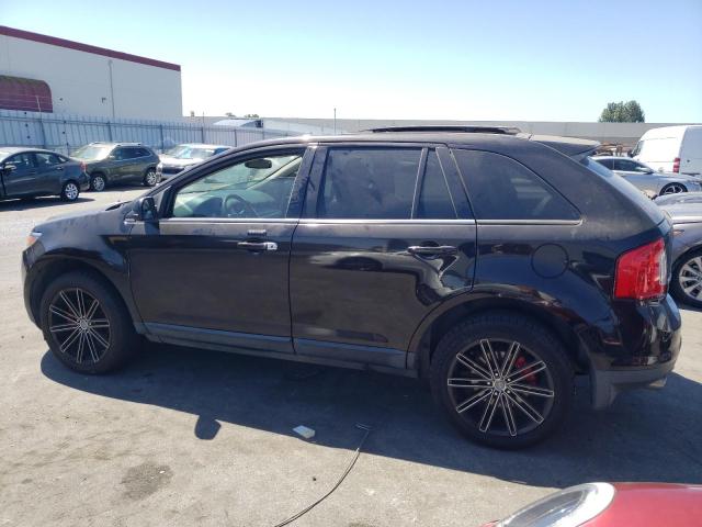 FORD EDGE SEL 2013 black  gas 2FMDK3JCXDBB30468 photo #3