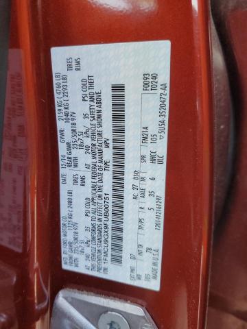 2015 FORD ESCAPE SE - 1FMCU9GX9FUB00751
