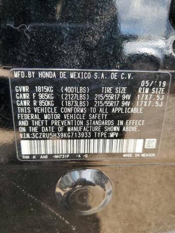 2019 HONDA HR-V LX - 3CZRU5H39KG713933