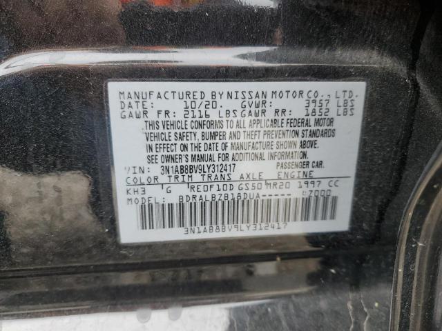 2020 NISSAN SENTRA S - 3N1AB8BV9LY312417