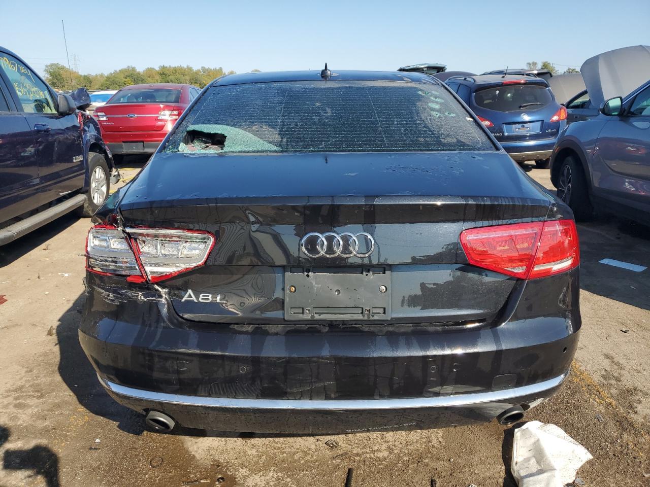 Lot #2895577419 2014 AUDI A8 L QUATT