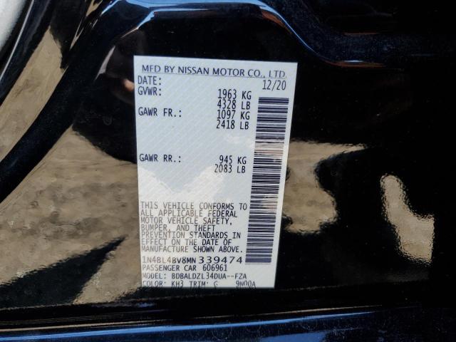 VIN 1N4BL4BV8MN339474 2021 NISSAN ALTIMA no.13