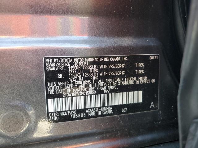 2021 TOYOTA RAV4 XLE - 2T3W1RFVXMC158864