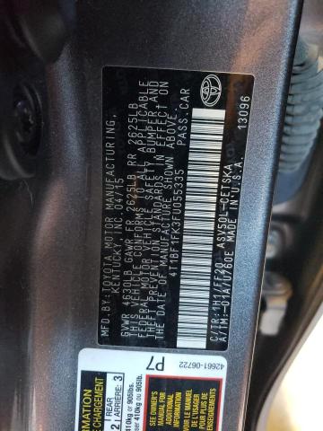 VIN 4T1BF1FK3FU055335 2015 Toyota Camry, LE no.12