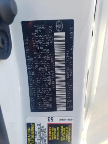 2020 TOYOTA CAMRY TRD - 4T1NZ1AK6LU038990