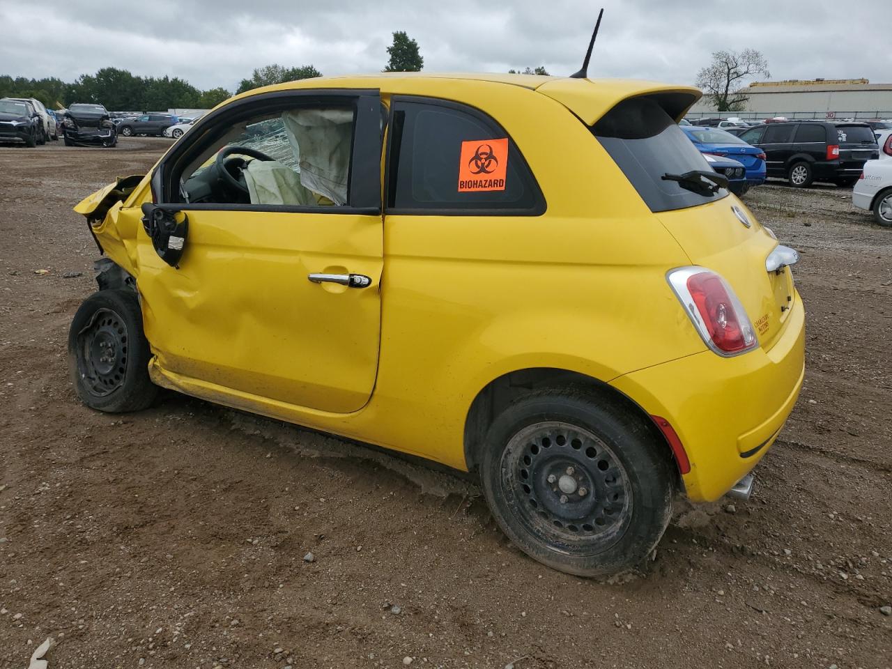 Lot #3030523491 2015 FIAT 500 POP