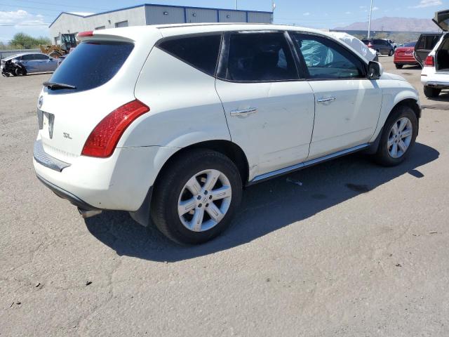 NISSAN MURANO SL 2006 white  gas JN8AZ08T96W422271 photo #4