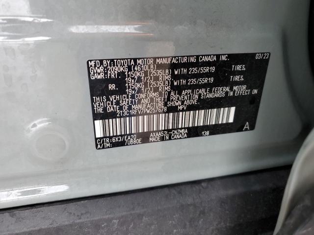 2023 TOYOTA RAV4 XLE P 2T3C1RFV7PW257678  70345924