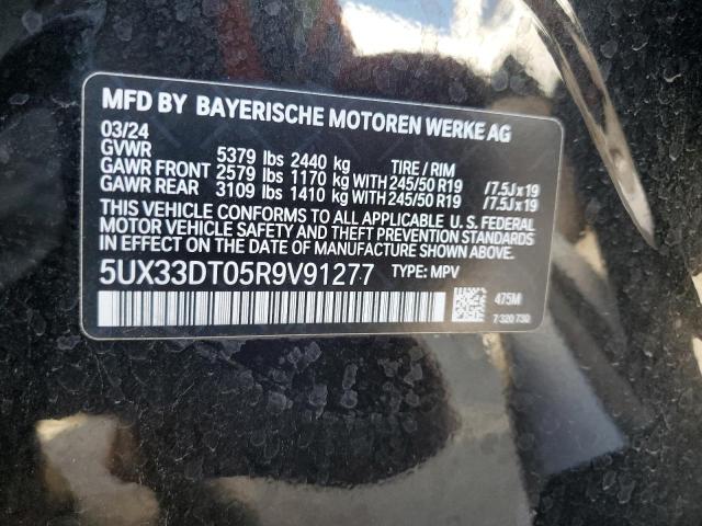 2024 BMW X4 XDRIVE3 - 5UX33DT05R9V91277