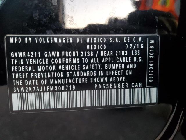 2015 VOLKSWAGEN JETTA BASE - 3VW2K7AJ1FM308719
