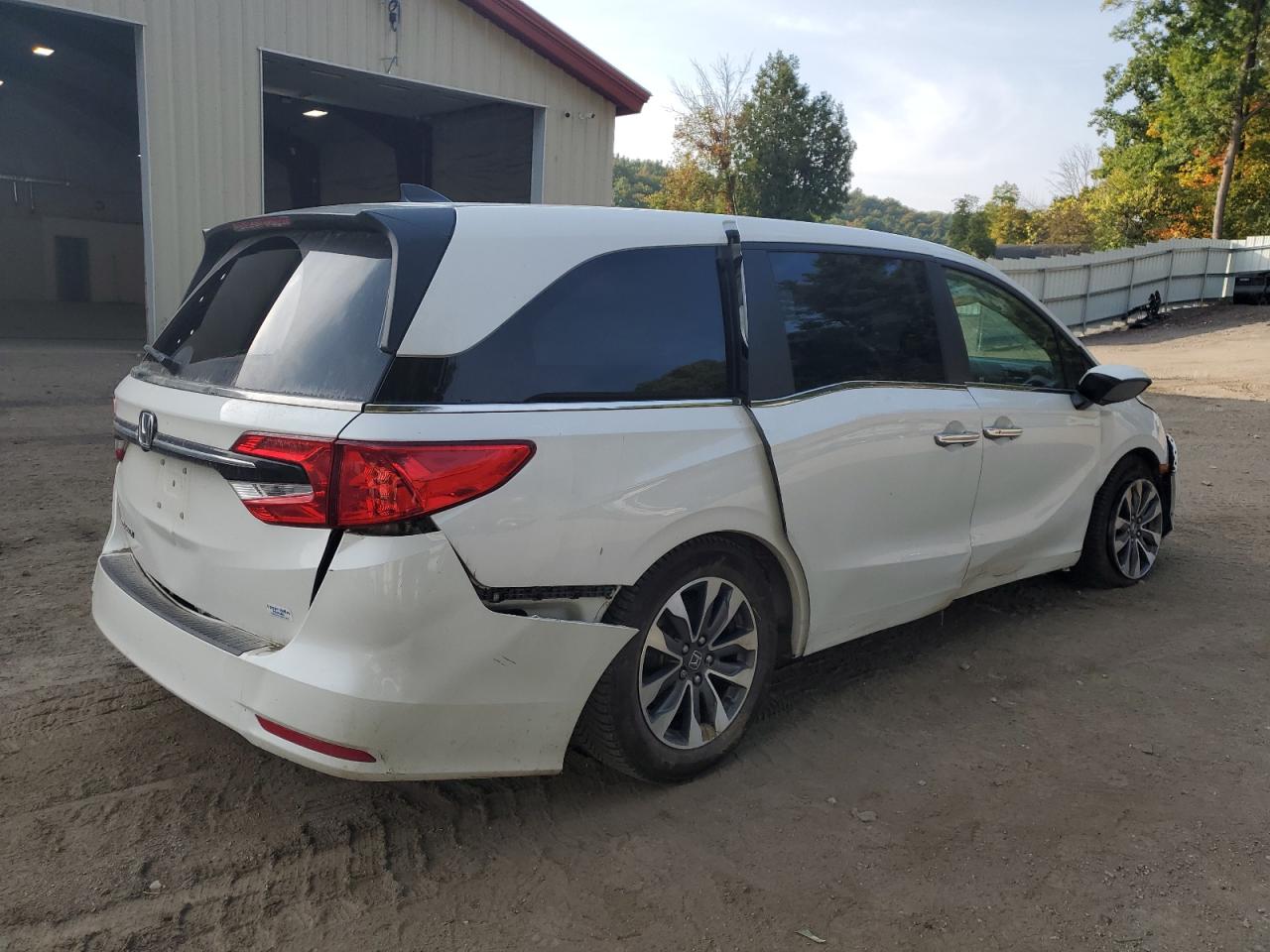 Lot #2919297801 2022 HONDA ODYSSEY EX