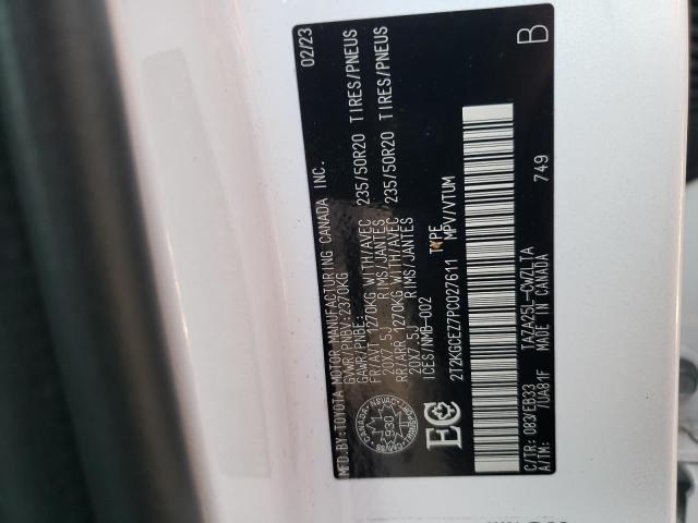 2023 LEXUS NX 350 2T2KGCEZ7PC027611
