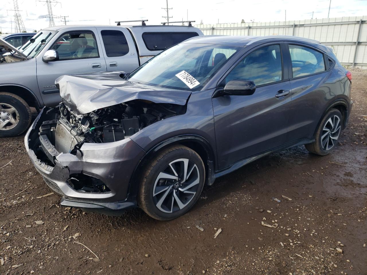 HONDA HR-V SPORT 2019 gray  gas 3CZRU6H14KG731583 photo #1