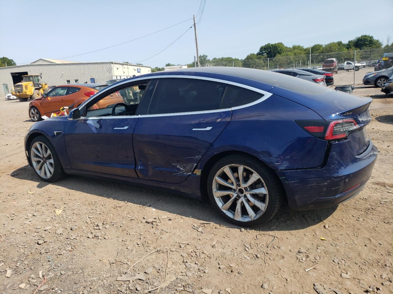 Lot #3033357823 2018 TESLA MODEL 3