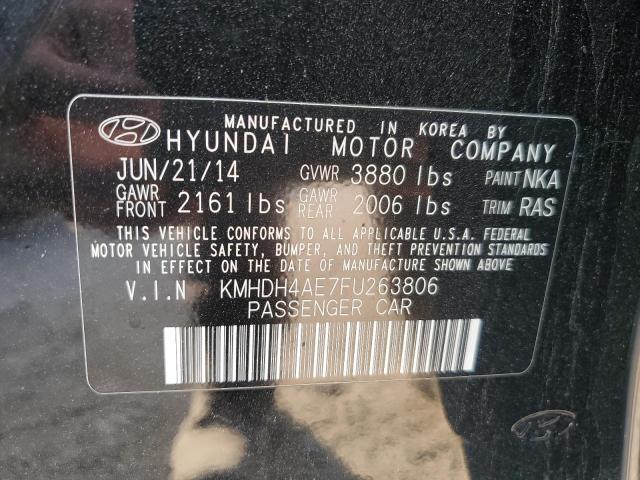 2015 HYUNDAI ELANTRA SE - KMHDH4AE7FU263806
