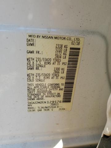 2018 NISSAN MURANO S - 5N1AZ2MG9JN129576