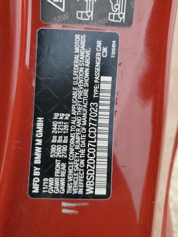2020 BMW M8 - WBSDZ0C07LCD77023