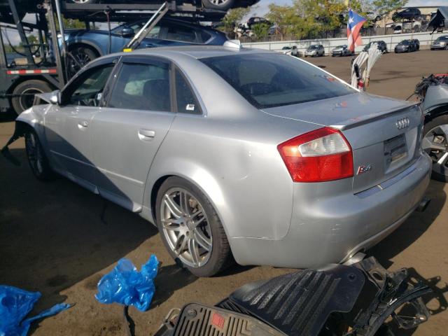 AUDI S4 2004 silver sedan 4d gas WAUPL68E64A102859 photo #3