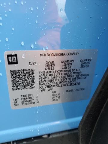 2024 CHEVROLET TRAILBLAZE - KL79MMSL2RB101470