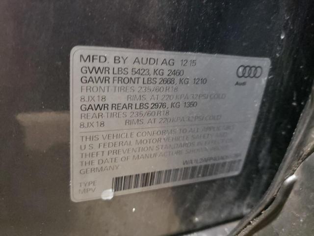 VIN WA1L2AFP4GA095789 2016 Audi Q5, Premium Plus no.14