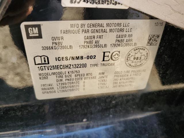 2017 GMC SIERRA K15 - 1GTV2MEC6HZ132200
